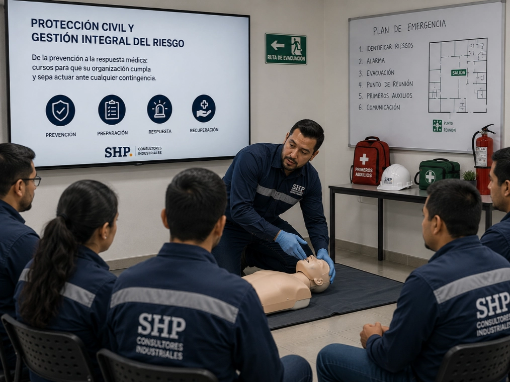 Práctica de reanimación cardiopulmonar con maniquí